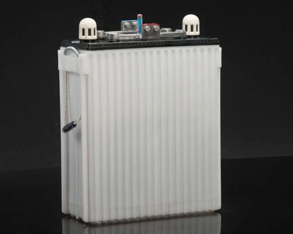 Microtex 2V flooded tubular stationary battery cells.