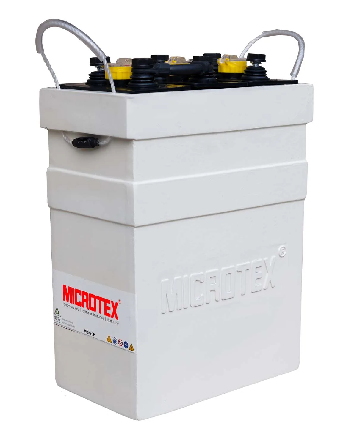 Microtex 6V 390Ah deep-cycle battery for scissor and boom lifts