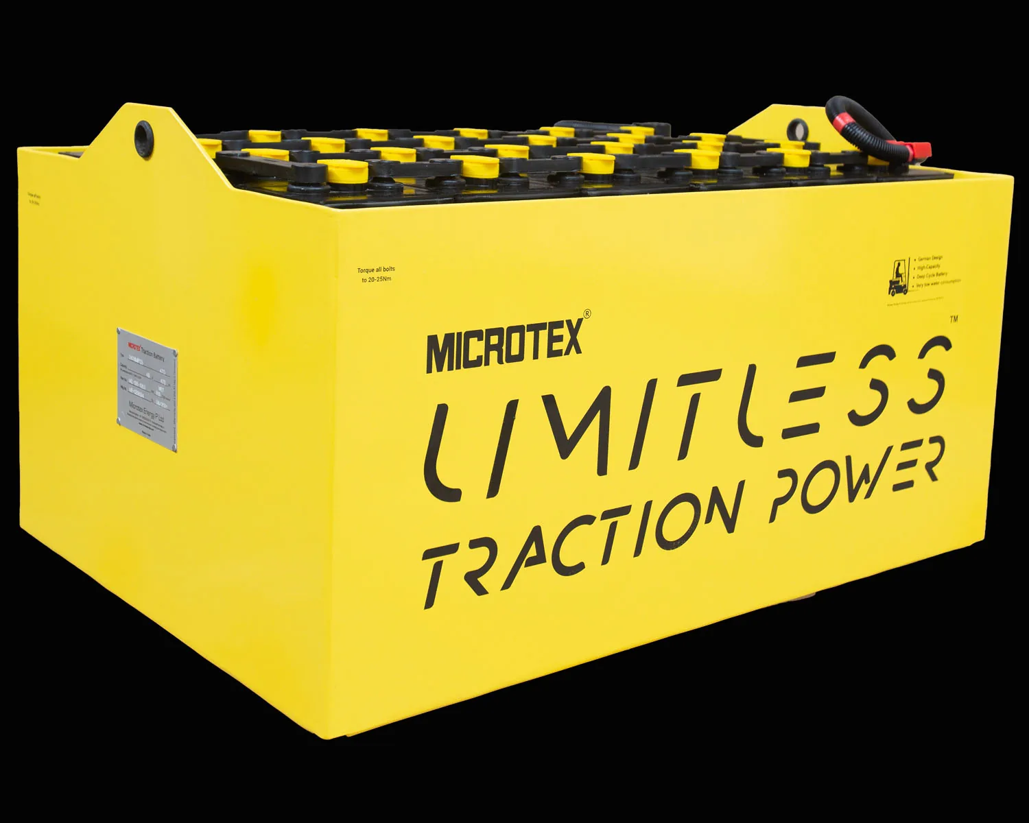 Microtex LIMITLESS forklift traction battery