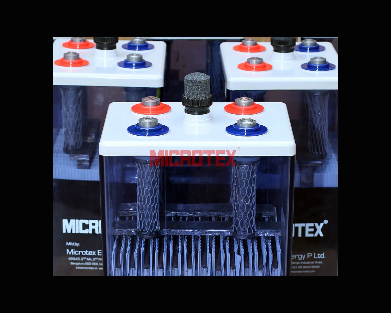 Microtex OPzS stationary battery cells