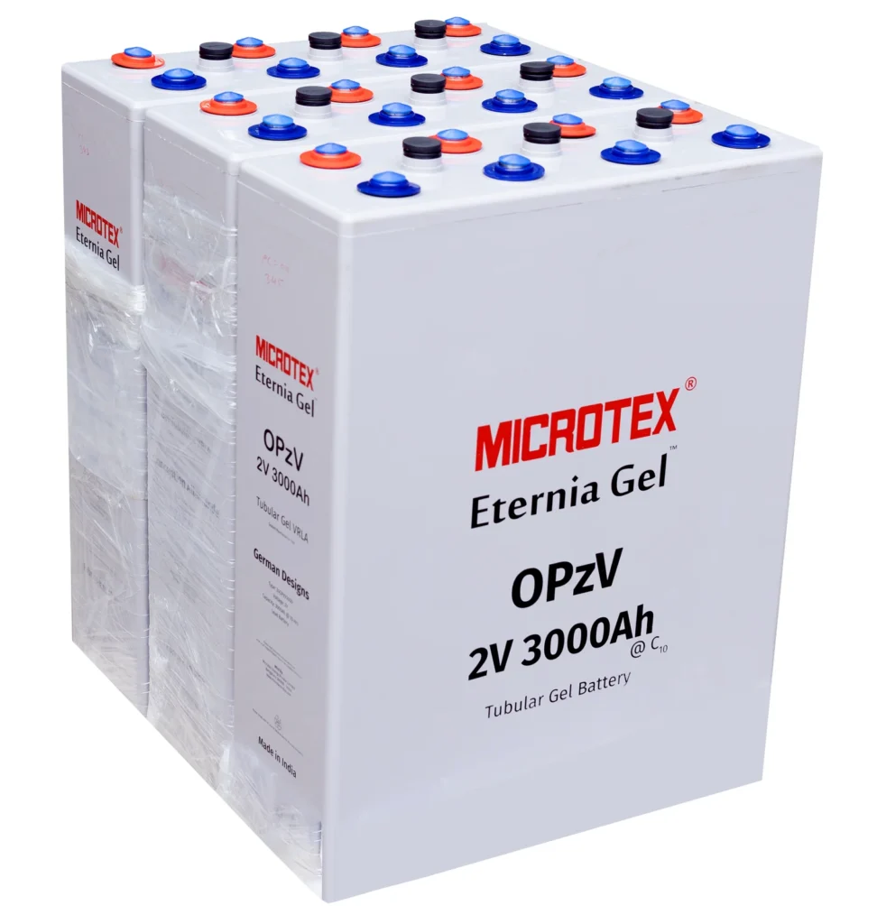 Microtex OPzV tubular gel battery cells