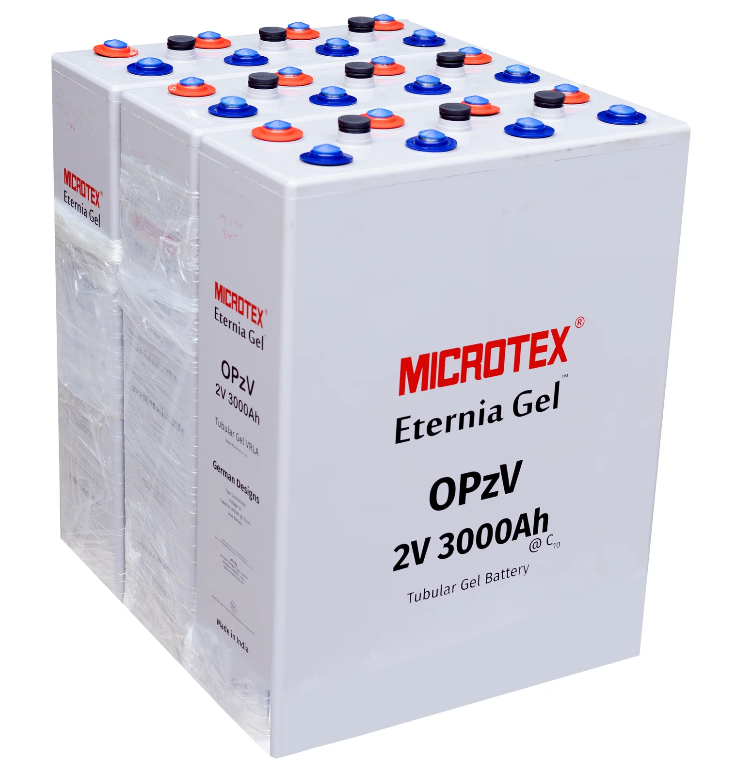 Microtex OPzV tubular gel battery cells